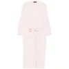 Cardigan Fabiana Filippi Belted Ribbed-Knit roz