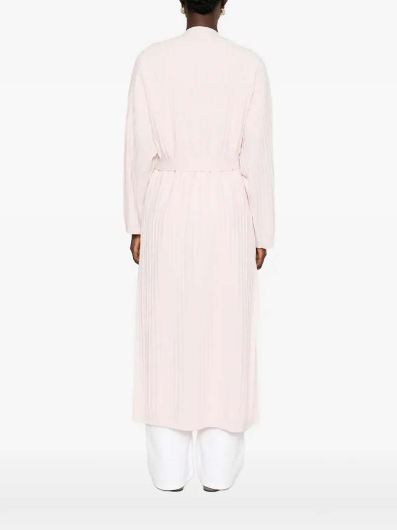 Alternative view of Cardigan Fabiana Filippi Belted Ribbed-Knit roz