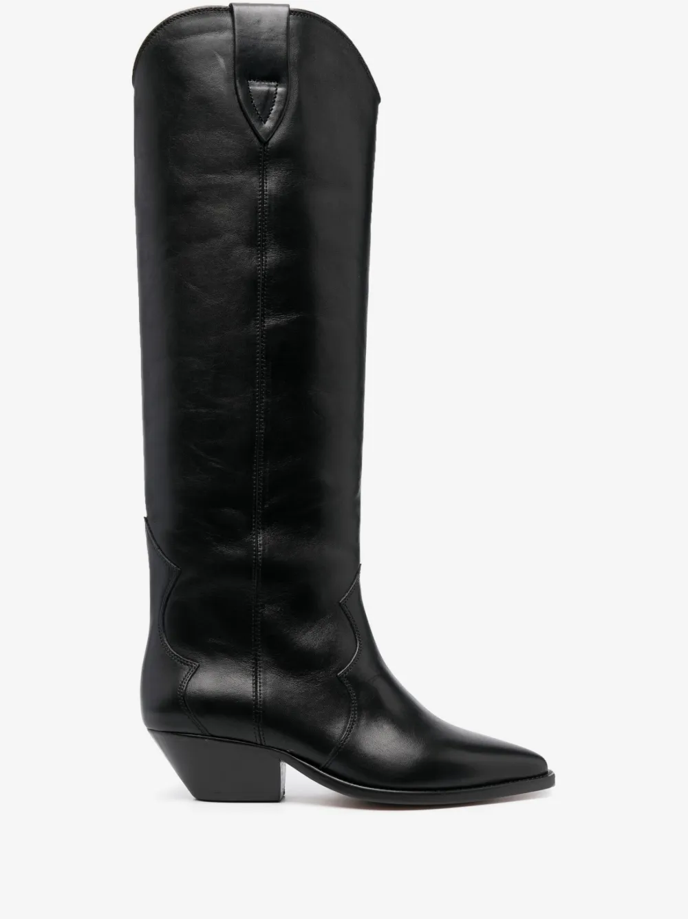 Cizme Isabel Marant Denvee Pointed-Toe Cowboy negru