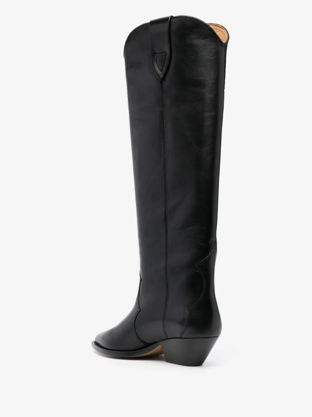 Cizme Isabel Marant Denvee Pointed-Toe Cowboy negru - imagine 2