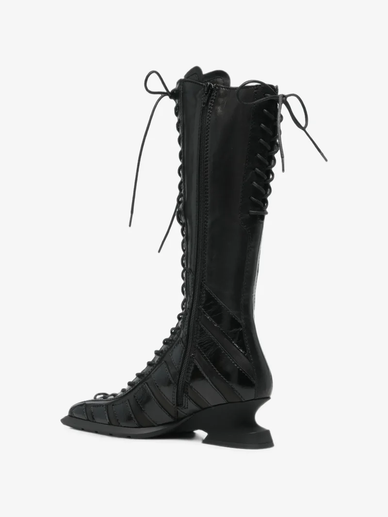 Alternative view of Cizme Miista Nelly Lace-Up Leather negru