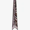 Esarfa PUCCI Mixed Print Silk Bandeau negru