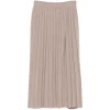 Fusta midi Fabiana Filippi Pleated bej