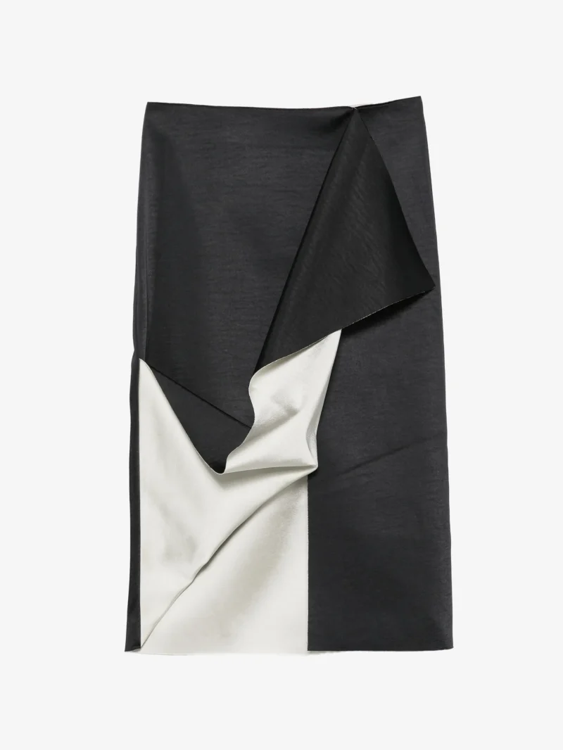 Fusta midi Rohe Draped negru