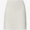 Fusta mini Fabiana Filippi Fine-Knit ecru