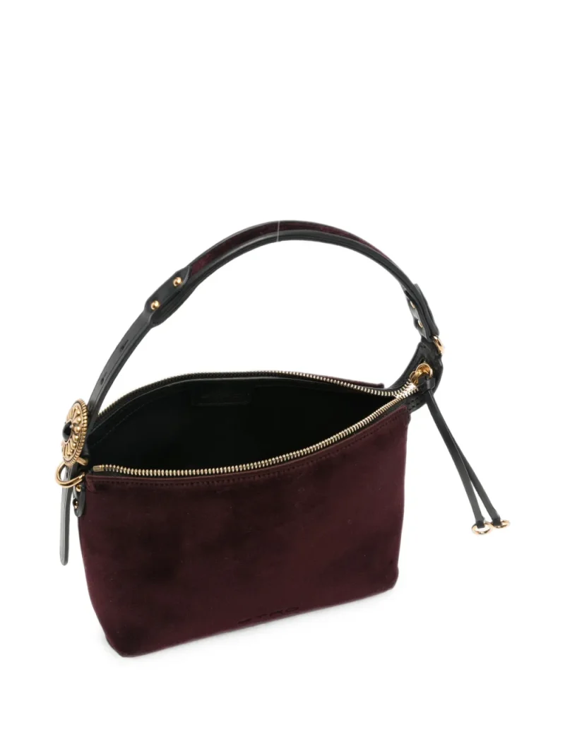 Geanta ETRO Suede Shoulder visiniu - imagine 4