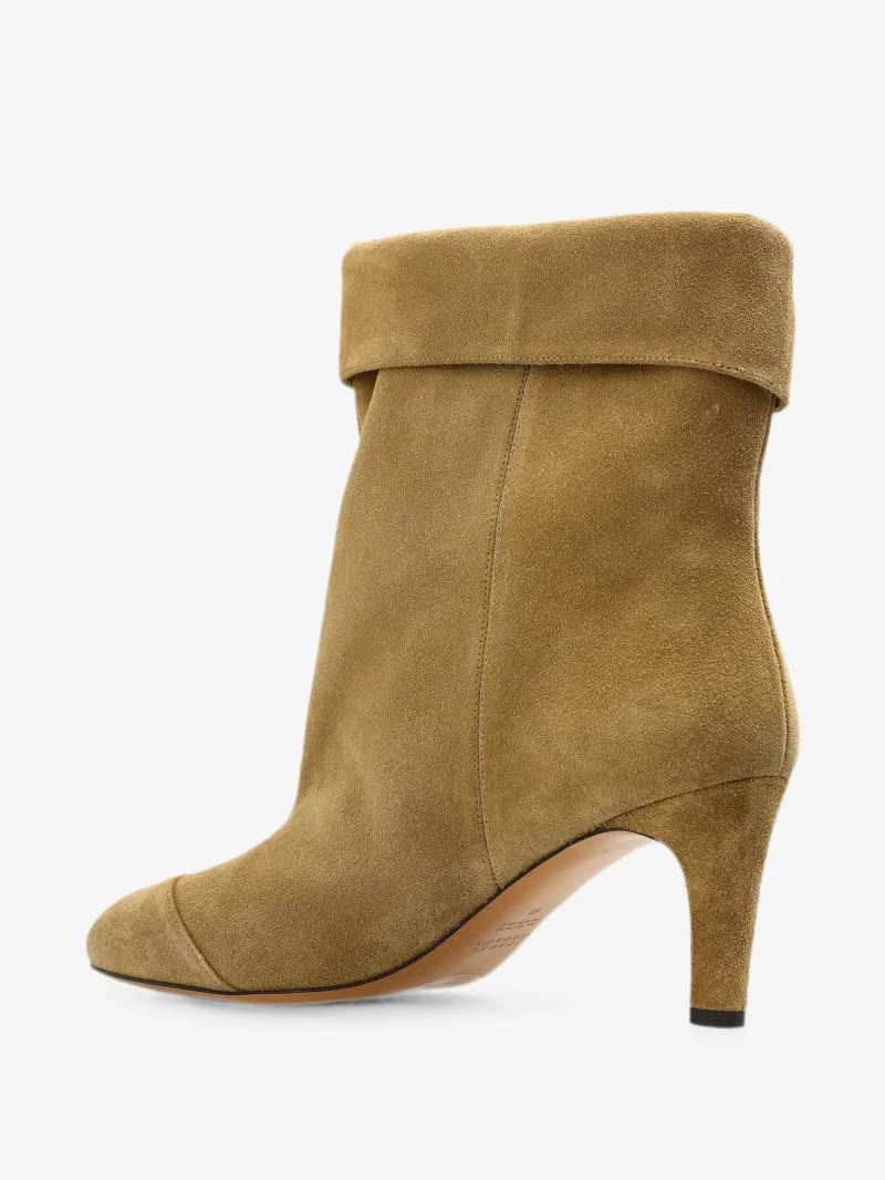 Alternative view of Ghete Isabel Marant Eldra Suede Ankle bej
