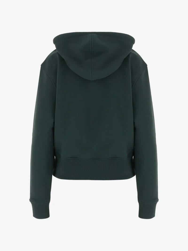 Alternative view of Hanorac Ami Paris Ami de Coeur Zip-Up verde