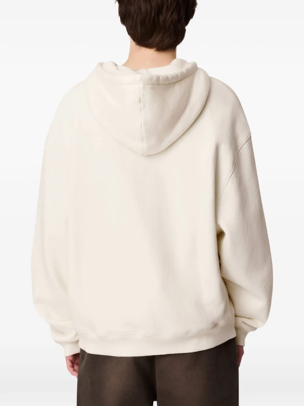 Hanorac Axel Arigato Rhys Logo-Embroidered Zip-up bej - imagine 2