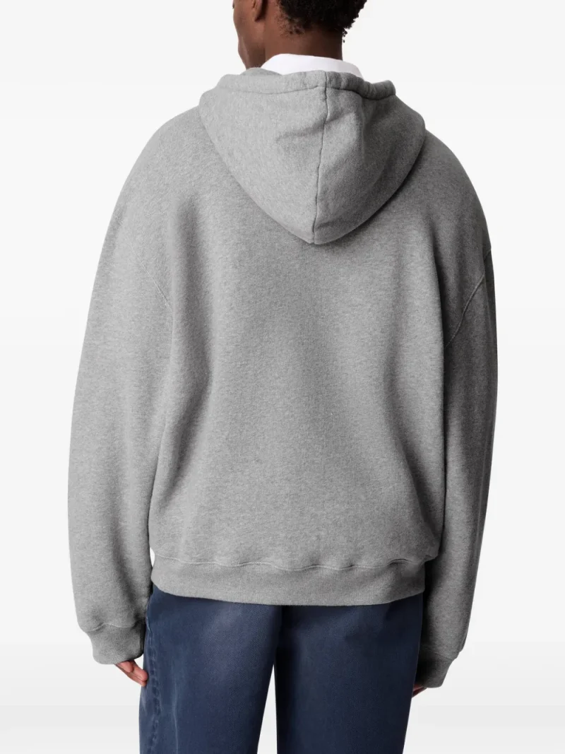 Alternative view of Hanorac Axel Arigato Rhys Logo-Embroidered ZIp-Up gri