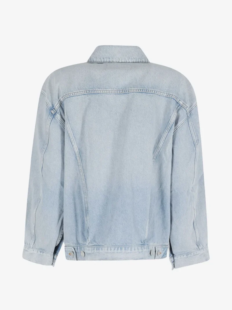 Jacheta AGOLDE Button-Up denim albastru - imagine 6