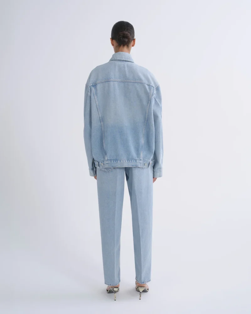 Alternative view of Jacheta AGOLDE Button-Up denim albastru