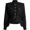Jacheta Balmain Wool Signature negru