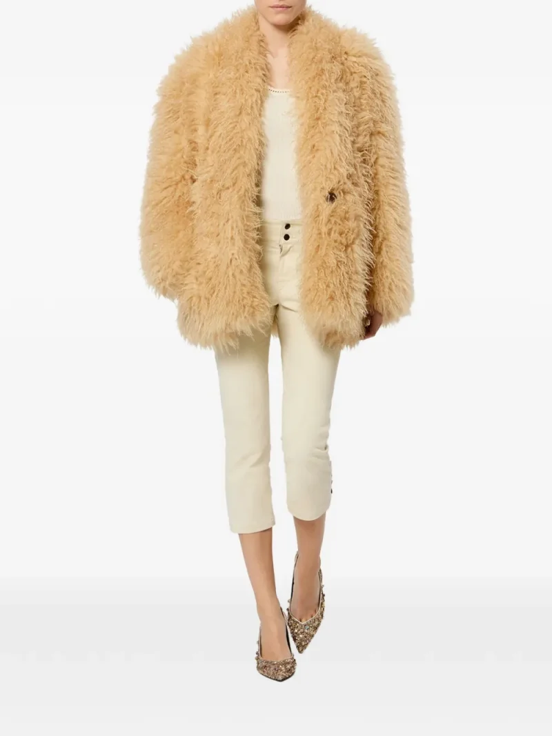 Jacheta Isabel Marant Mylae bej - imagine 5
