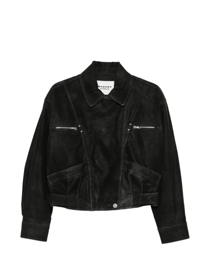 Jacheta Marant Belma Zip-Detail Panelled negru