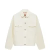 Jacheta MARNI White Denim alb