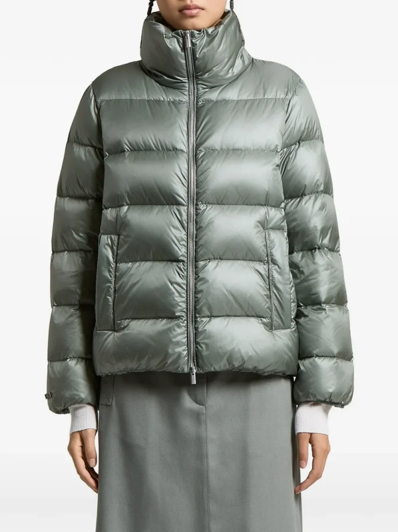 Jacheta Peserico Quilted High-Neck verde