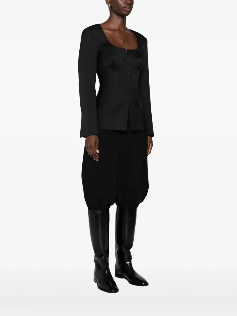 Alternative view of Jacheta Rohe Corset-Style negru