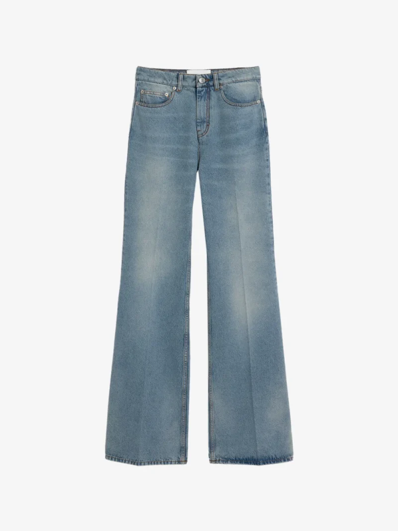 Jeans Ami Paris Blue Flare-Fit albastru