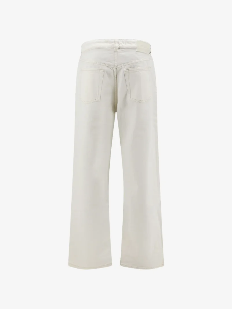 Alternative view of Jeans Ami Paris Logo-Patch Straight-Leg bej