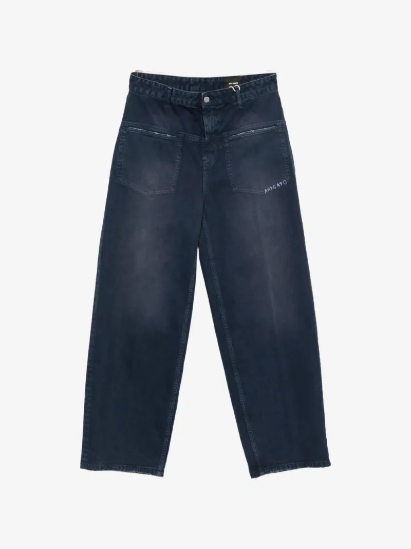 Jeans Axel Arigato Invert Faded Patch-Pocket bleumarin