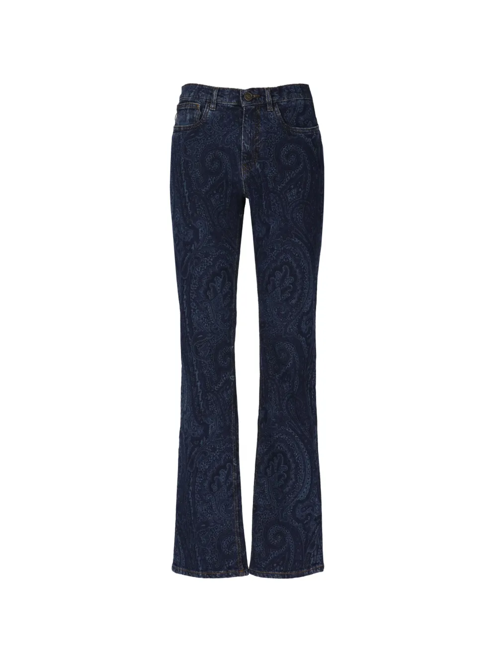 Jeans ETRO Paisley-Print albastru