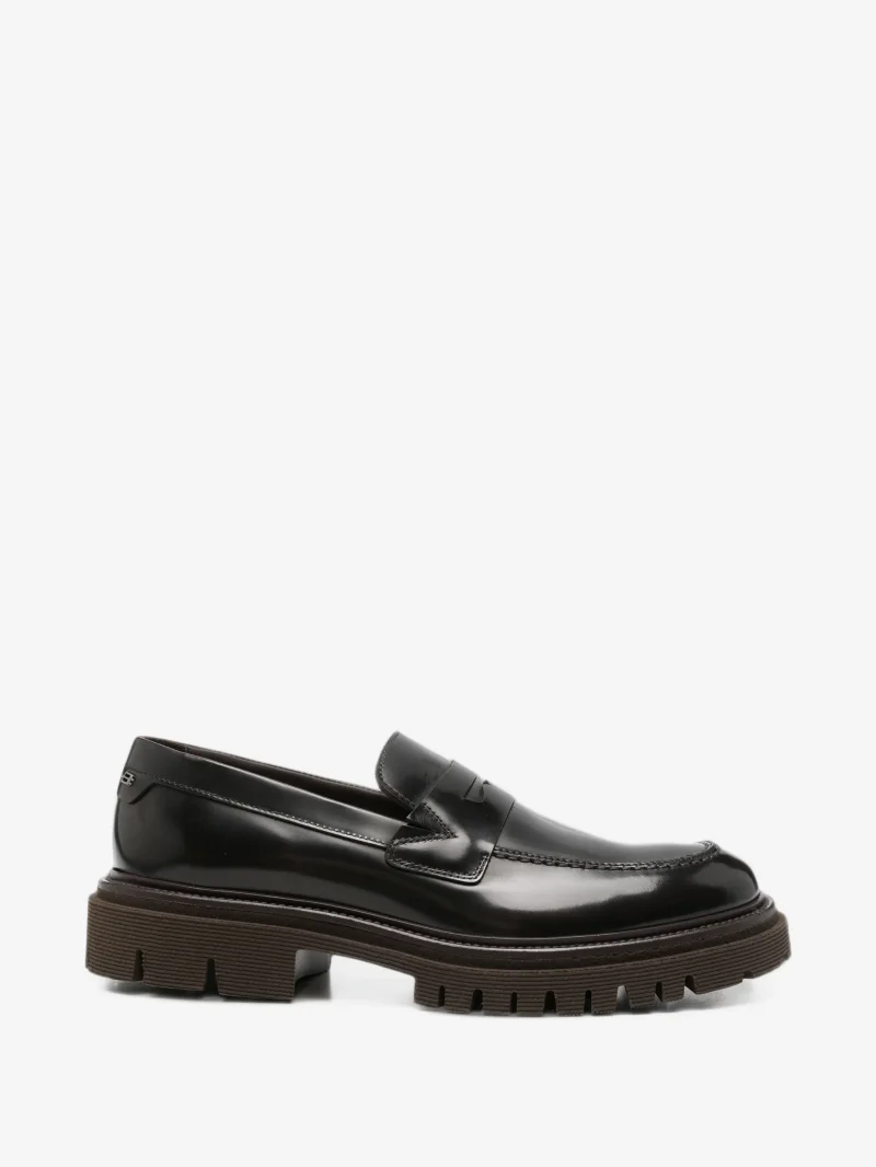 Loafers Baldinini Patent-Leather Lug-Sole maro