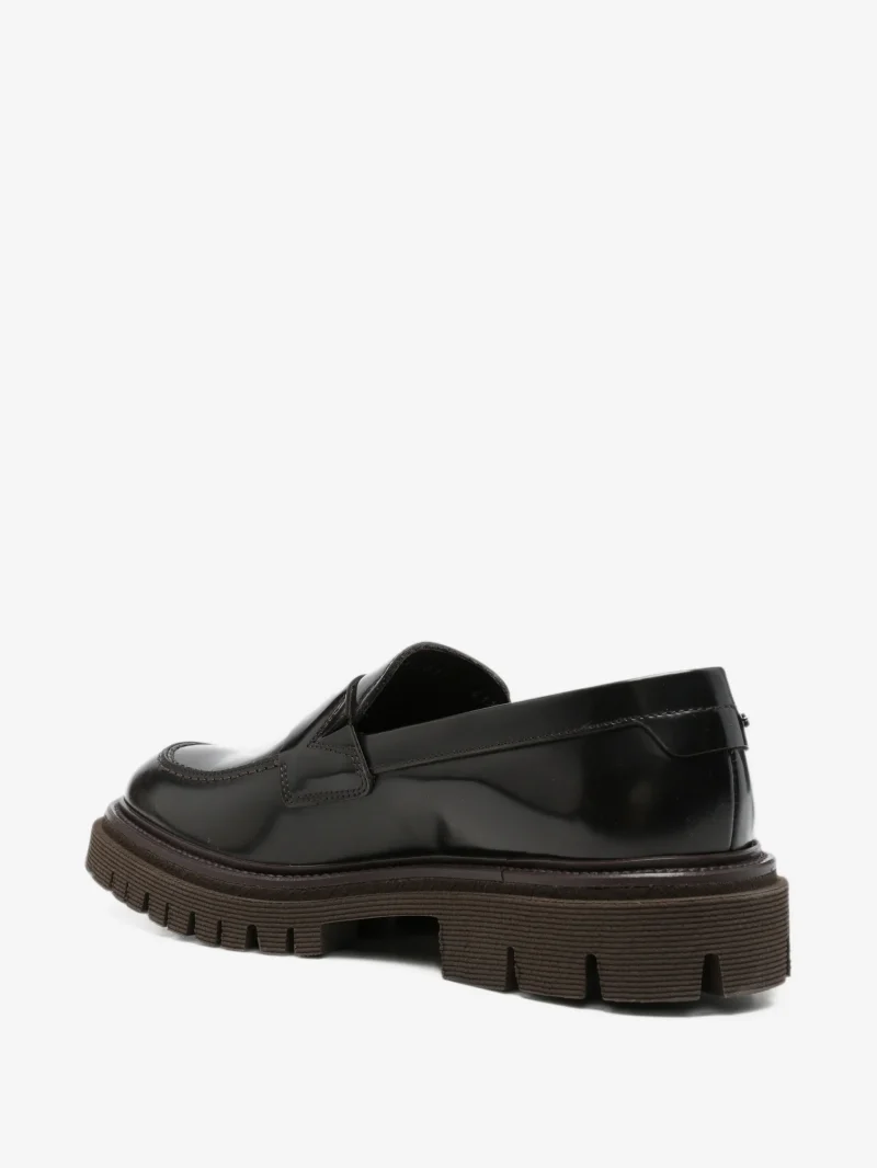 Alternative view of Loafers Baldinini Patent-Leather Lug-Sole maro