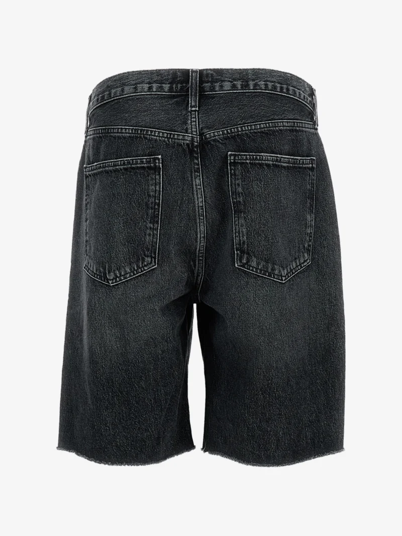 Alternative view of Pantaloni Agolde Anson buttoned negru