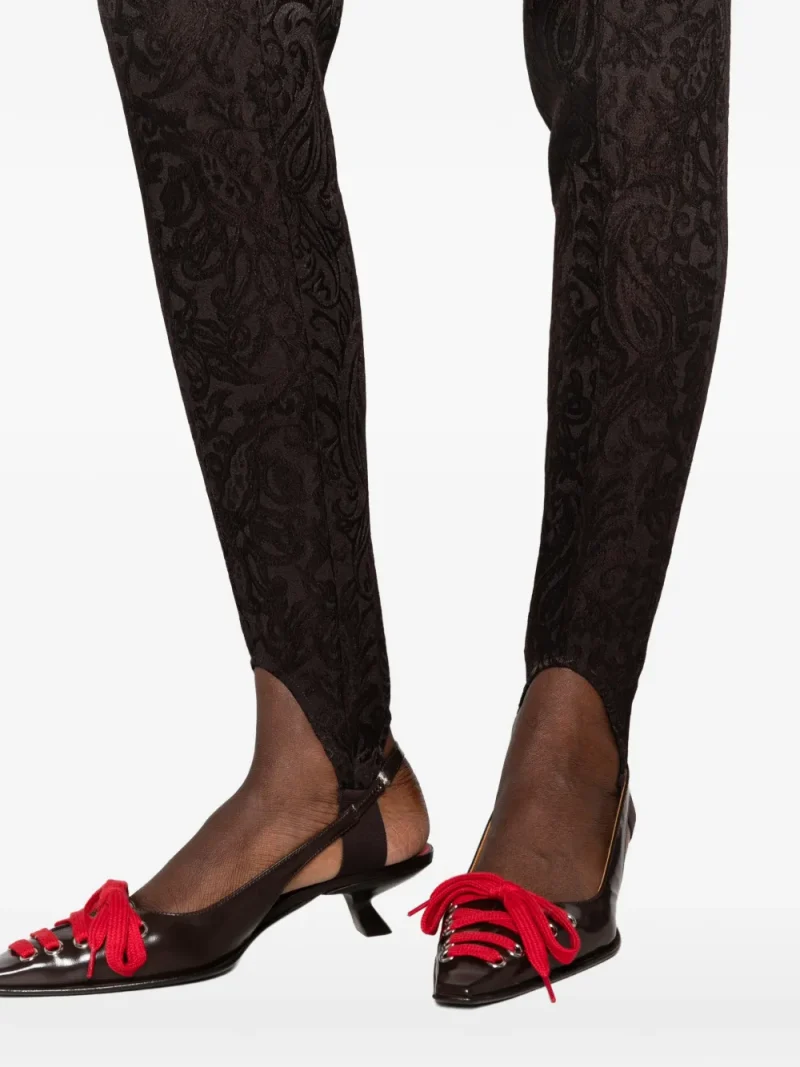 Pantaloni Alemais Adeline Stirrup maro - imagine 5