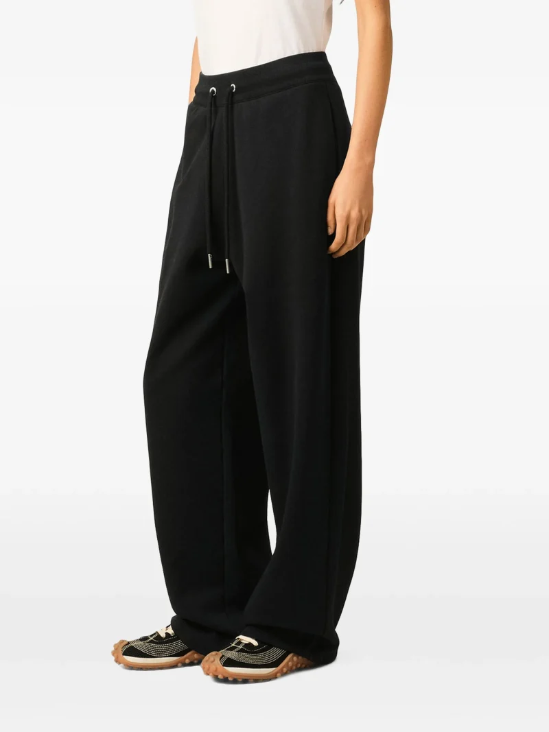 Pantaloni Ami Paris Ami de Coeur Track negru - imagine 3