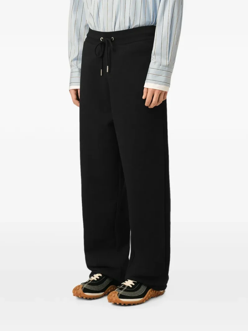 Pantaloni Ami Paris Track Ami de Coeur negru - imagine 4