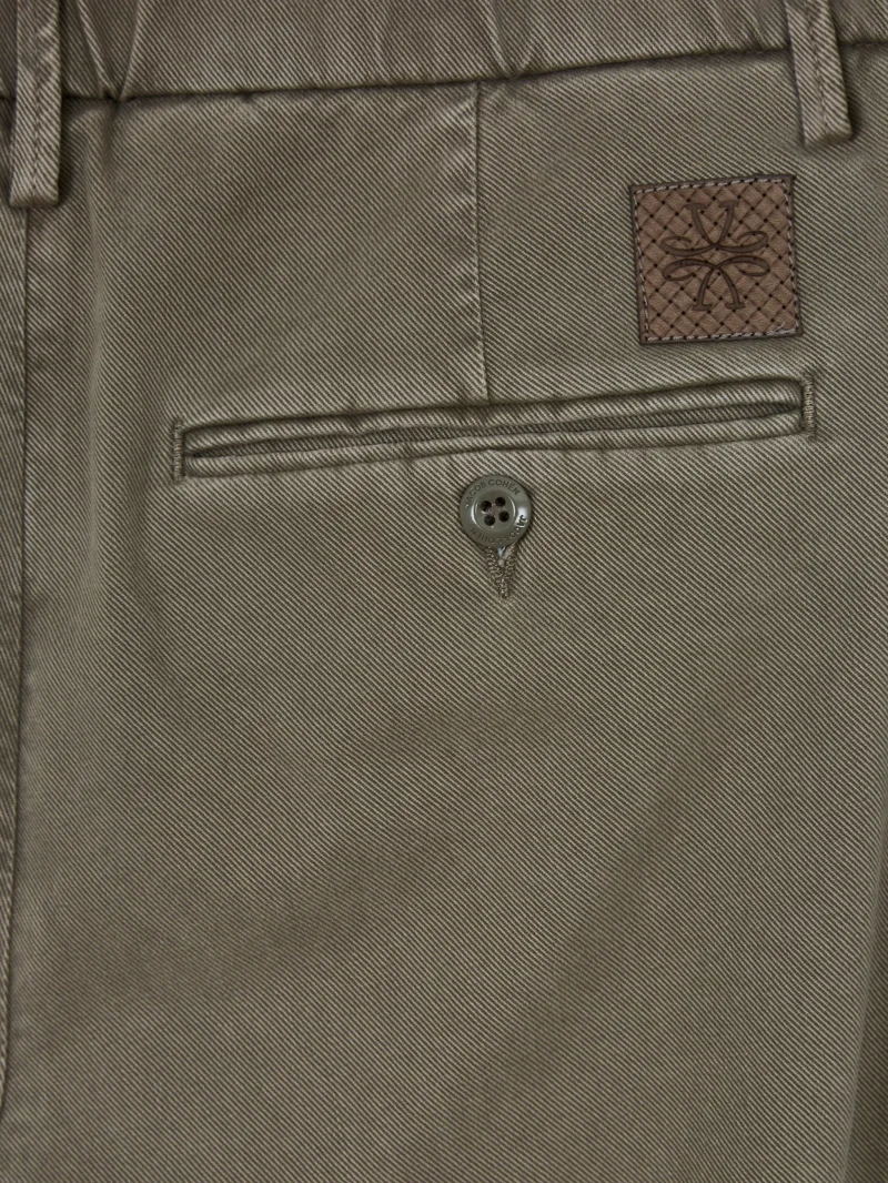 Pantaloni denim Jacob Cohen Logo-Patch khaki - imagine 3