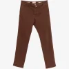 Pantaloni denim Jacob Cohen Logo-Patch maro