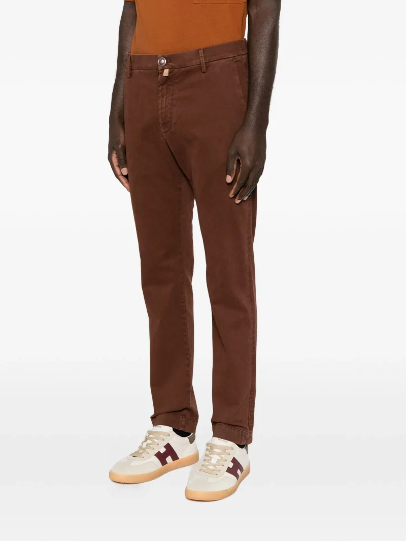 Pantaloni denim Jacob Cohen Logo-Patch maro - imagine 3