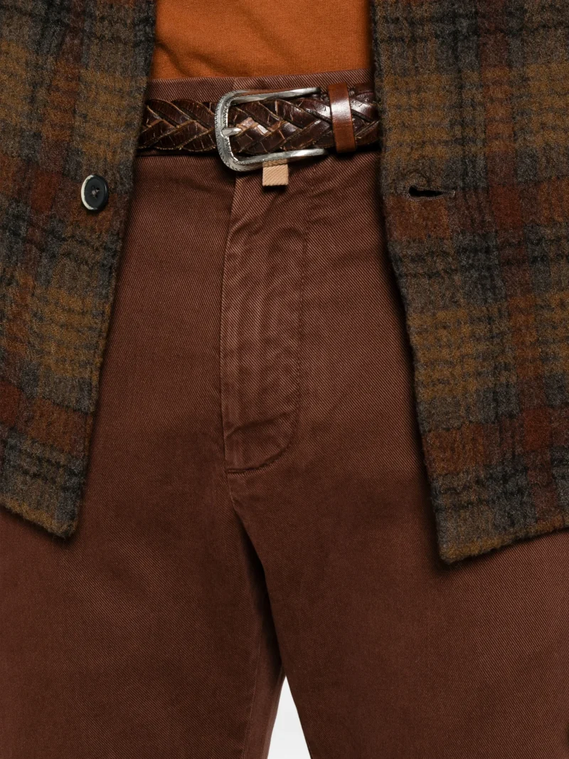 Pantaloni denim Jacob Cohen Logo-Patch maro - imagine 5
