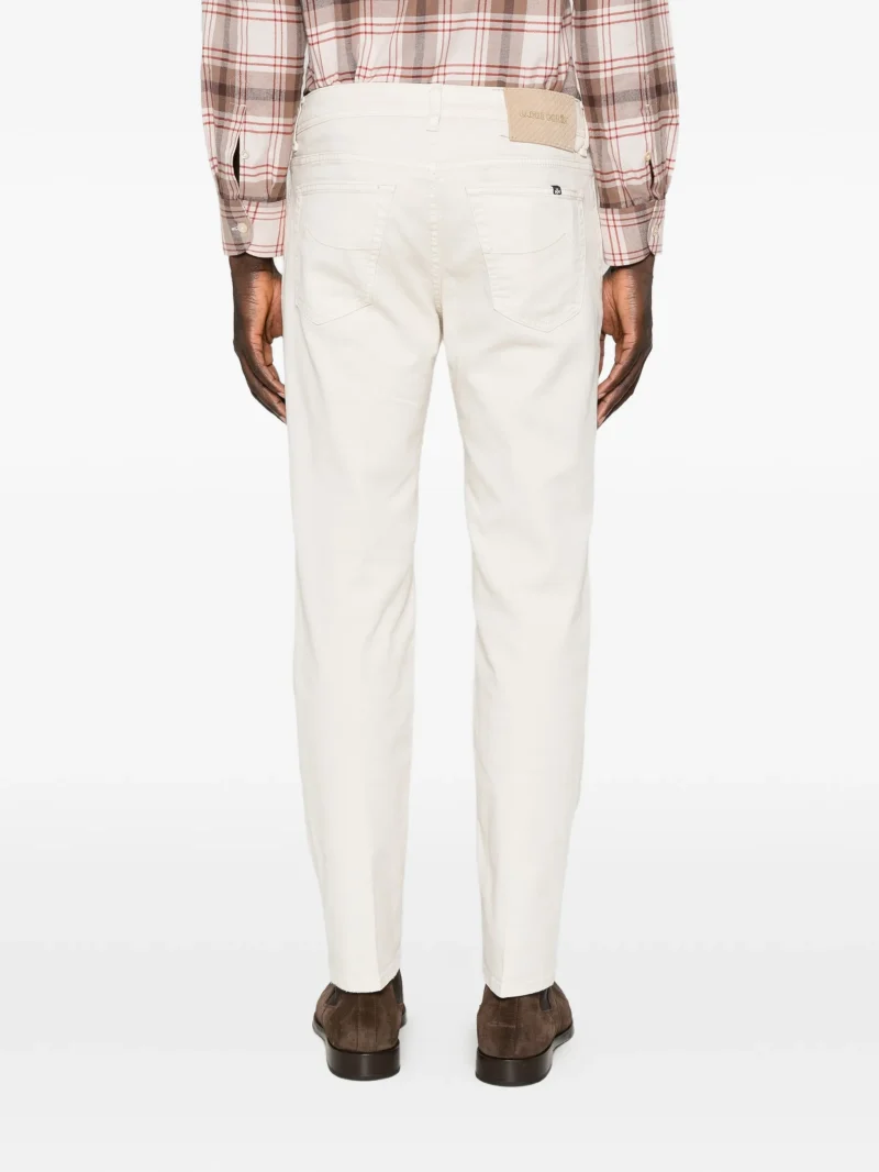 Alternative view of Pantaloni denim Jacob Cohen Logo-Patch Straight-Leg ecru