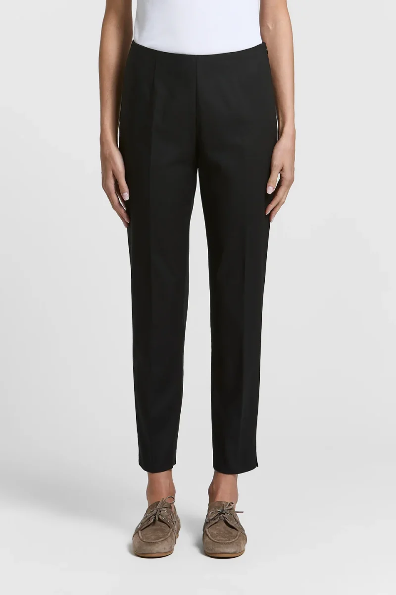 Pantaloni Peserico Side-Slit negru