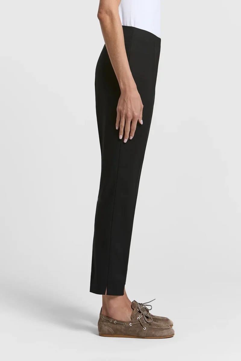 Pantaloni Peserico Side-Slit negru - imagine 3