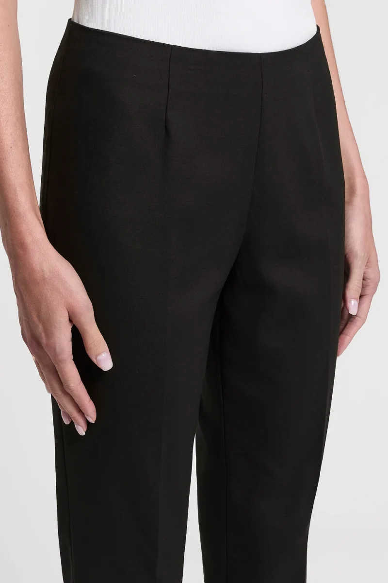 Pantaloni Peserico Side-Slit negru - imagine 4