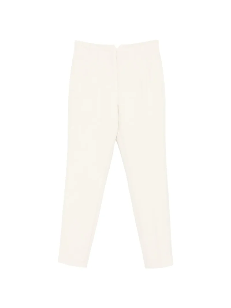 Pantaloni Peserico Slim-Cut Cropped ecru