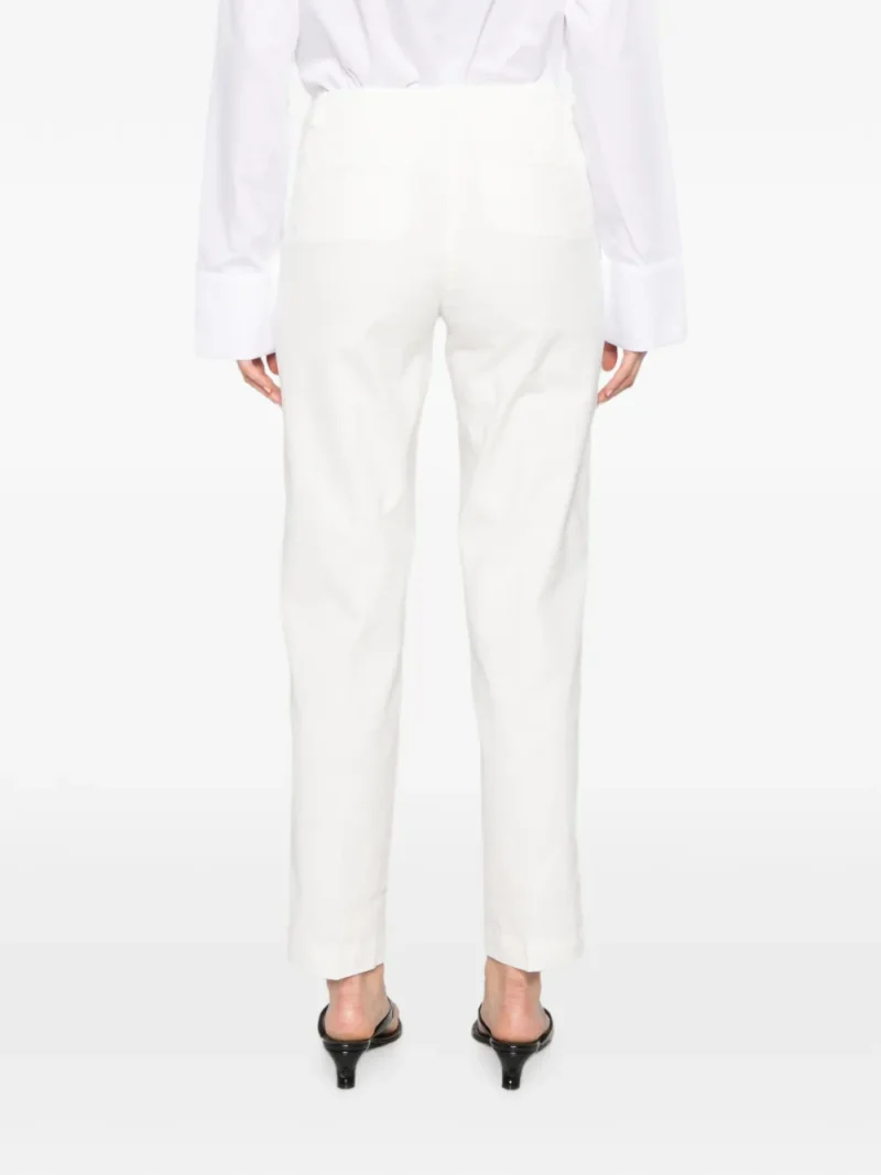 Alternative view of Pantaloni Peserico Straight-Leg Tailored alb