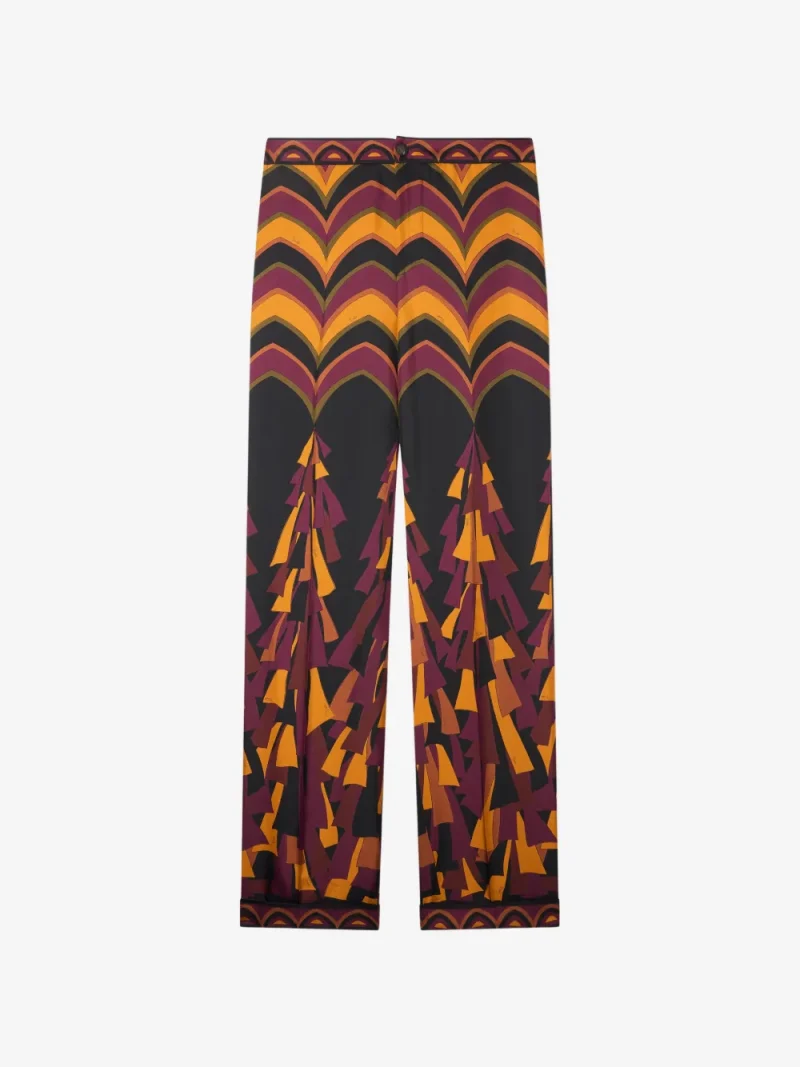 Pantaloni PUCCI Baiadera Print Silk multicolor
