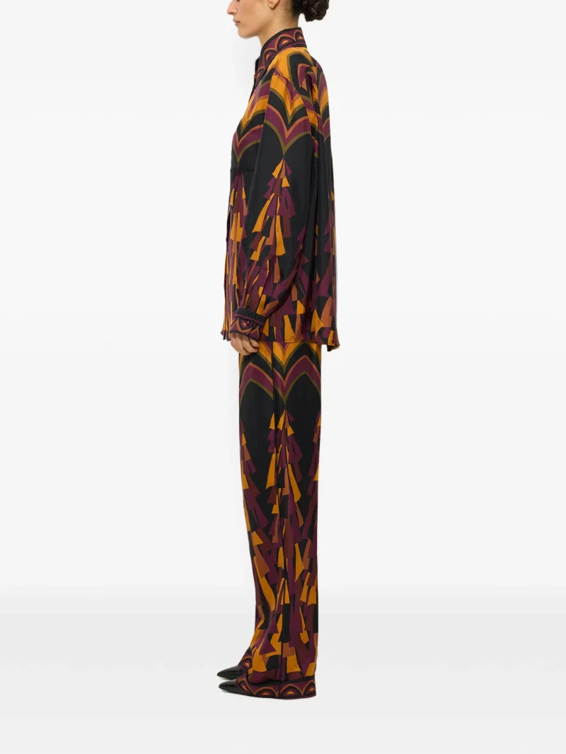 Pantaloni PUCCI Baiadera Print Silk multicolor - imagine 3