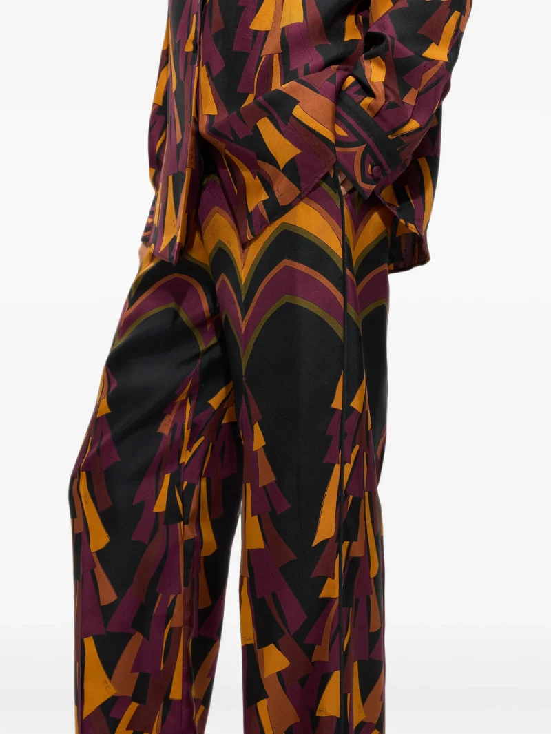 Pantaloni PUCCI Baiadera Print Silk multicolor - imagine 5