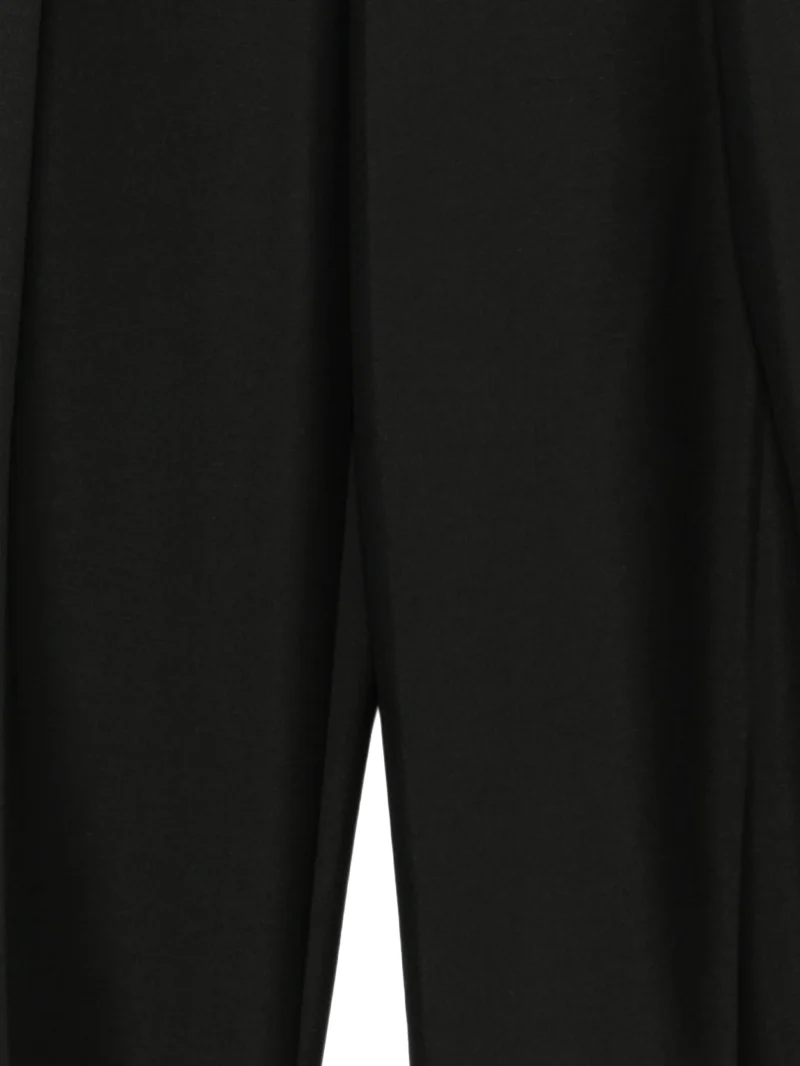 Pantaloni Rohe Puck Pleated High-Waisted negru - imagine 7