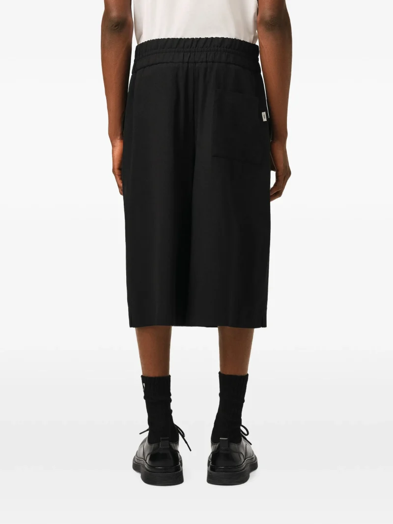 Alternative view of Pantaloni scurti Ami Paris Elasticated negru