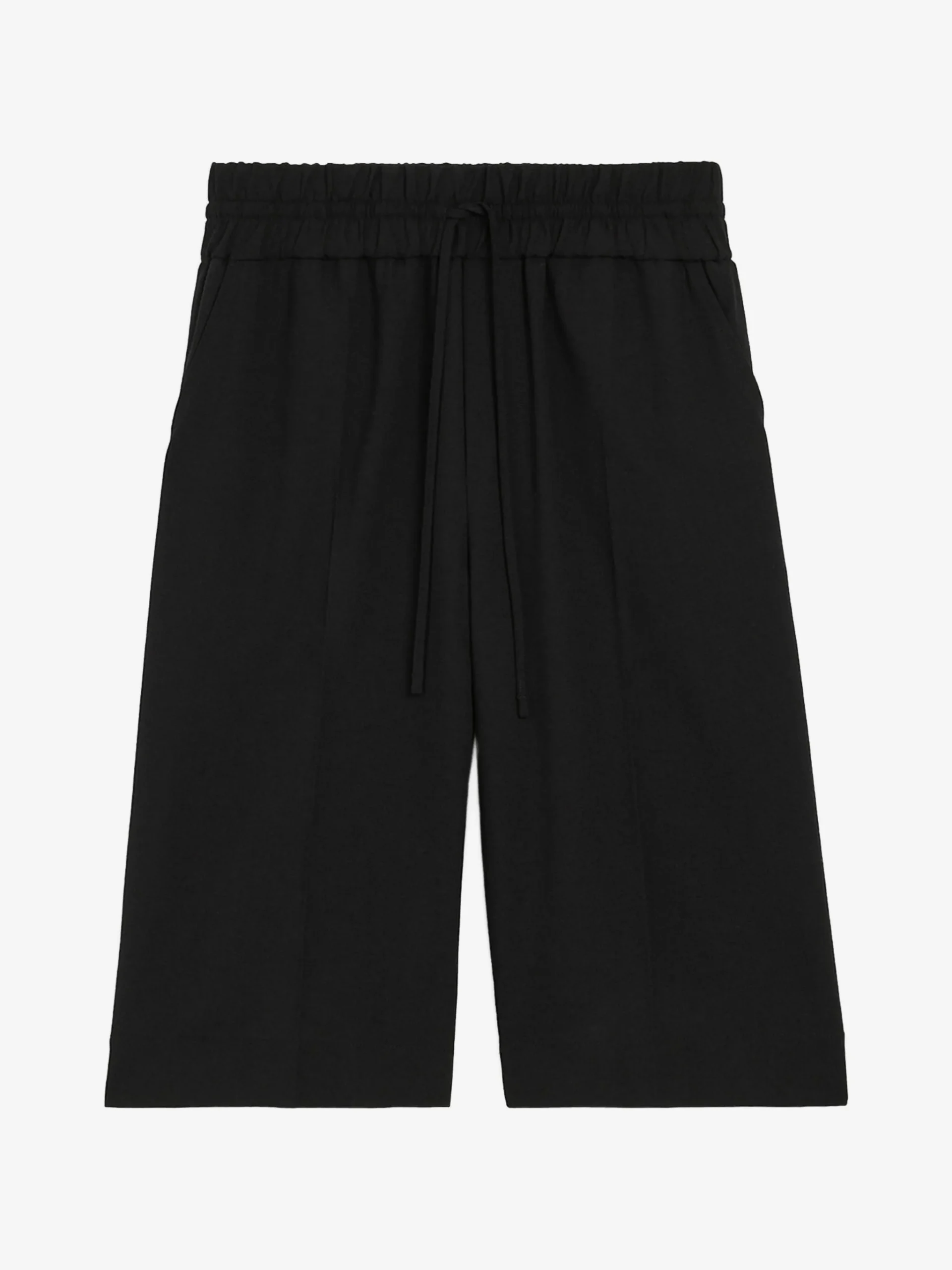 Pantaloni scurti Ami Paris Elasticated negru - imagine 6