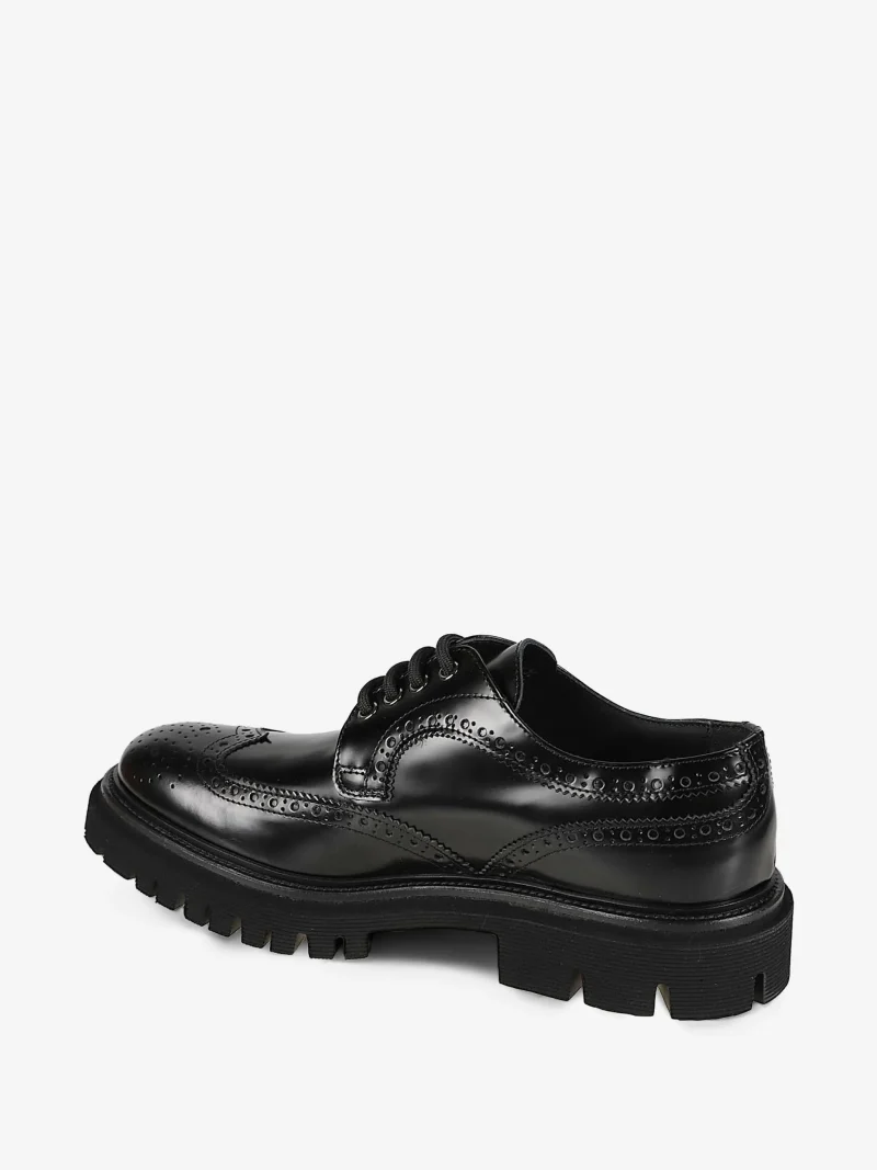 Alternative view of Pantofi Baldinini Brogue-Detail Chunky-sole negru