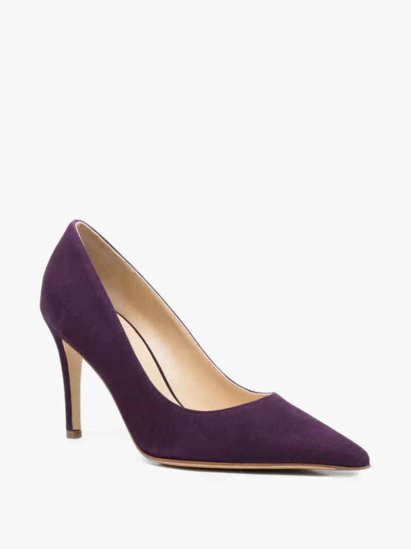 Pantofi Baldinini Pointed-Toe mov - imagine 3